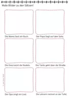 Vorschau - Arbeitsblätter - Lese-Mal-Blätter für die 1. Klasse und 2. Klasse - Seite 3