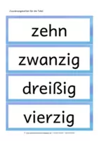 Vorschau - Arbeitsblätter - Zahlen im Zahlenraum 100 richtig benennen - Seite 3