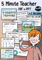 Vista previa - Juegos / Gamificación - 5 Minute Teacher / Assistant Teacher - Portada