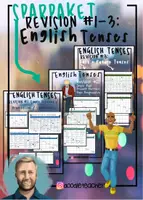 Vista previa - Hojas de trabajo - English Grammar - Revision - Bundle Homeschooling - Portada