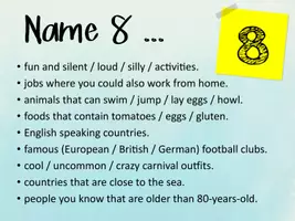 Vista previa - Juegos / Gamificación - Warm-Ups for English lessons 3 - página 3
