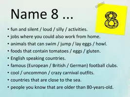 Vista previa - Juegos / Gamificación - Warm-Ups for English lessons 3 - página 2
