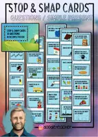 Vista previa - Juegos / Gamificación - Simple Present - Stop & Swap Cards / Game - Portada
