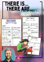 Vista previa - Refuerzo / NEE / Materiales de apoyo - There is ... / There are ... - Sketchnotes - Portada