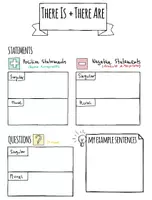 Vista previa - Refuerzo / NEE / Materiales de apoyo - There is ... / There are ... - Sketchnotes - página 3