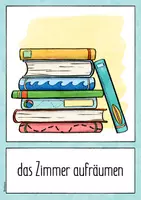 Vista previa - Juegos / Gamificación - Tägliche Aktivitäten PAKET - Bildkarten / Flashkarten und Domino Spiel - página 2