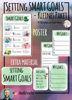 Vista previa - Hojas de trabajo - SMART Goals Bundle - Portada