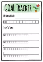 Vista previa - Hojas de trabajo - SMART Goals Bundle - página 3