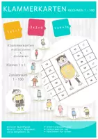 Vorschau - Arbeitsblätter - Klammerkarten Rechnen Kopfrechnen multiplizieren und dividieren im Zahlenraum-1-100 - Deckblatt
