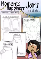Vista previa - Manualidades / Dibujos para colorear - Moment / Happiness - Memory Jars - Portada