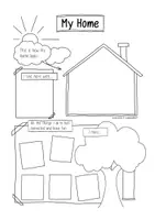 Vista previa - Manualidades / Dibujos para colorear - My Home / Community - in Sketchnotes - página 3
