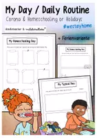 Vista previa - Hojas de trabajo - My Typical / Homeschooling Day - Sketchnotes - página 2