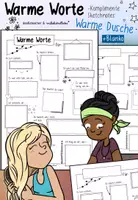 Vista previa - Hojas de trabajo - Warme Worte / Komplimente - Sketchnotes - Portada