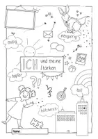 Vista previa - Hojas de trabajo - Ich und meine Stärken - Kostenlose Cover (Sketchnote Portfolio) - página 1
