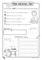 Vista previa - Hojas de trabajo - Meine Ziele für das (Schul)Jahr - in Sketchnotes - página 3