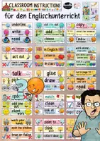 Vista previa - Refuerzo / NEE / Materiales de apoyo - Classroom Instructions - 100+ Poster / Signs - página 1