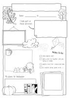 Vista previa - Unidades / Secuencias / Situaciones de Aprendizaje - My Autumn / Fall Holidays - Sketchnotes - página 3