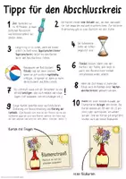 Vista previa - Tarjetas / Manipulativos - Abschlusskreis Ritual - Gesprächskarten - página 1