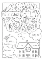 Vista previa - Hojas de trabajo - ME and my school - Free Cover - página 1
