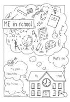 Vista previa - Hojas de trabajo - ME and my school - Free Cover - página 2