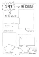 Vista previa - Hojas de trabajo - ME as a Superhero - Sketchnotes - página 3