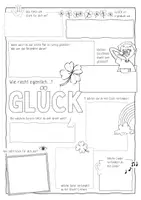 Vista previa - Hojas de trabajo - Wie riecht eigentlich Glück? - Sketchnotes - página 1