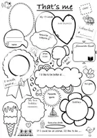 Vista previa - Hojas de trabajo - FREEBIE All about me English / Inglés - Portada