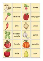 Vista previa - Juegos / Gamificación - FOOD & DRINKS matching cards English / Inglés - página 2