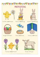 Vista previa - Hojas de trabajo - EASTER prepositions English / Inglés - página 1