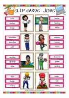 Vista previa - Unidades / Secuencias / Situaciones de Aprendizaje - jobs / professions clip cards game English / Inglés - página 2