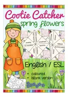 Vista previa - Juegos / Gamificación - spring flowers Inglés Cootie Catcher - Portada