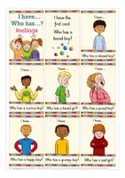 Vista previa - Juegos / Gamificación - I have... Who has...? feelings and emotions Inglés - página 1