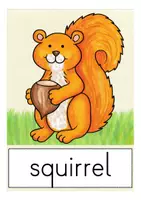 Vista previa - Tarjetas / Manipulativos - Flash cards Autumn/Fall Inglés - página 2