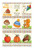 Vista previa - Juegos / Gamificación - AUTUMN game English / Inglés (I have... who has?) - página 1