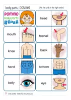Vista previa - Juegos / Gamificación - BODY PARTS domino English / Inglés - página 1