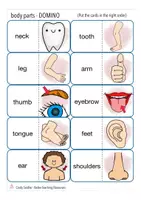 Vista previa - Juegos / Gamificación - BODY PARTS domino English / Inglés - página 2