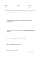 Vorschau - Arbeitsblätter - Aufgabenblatt zur Elektrostatik - Deckblatt