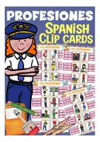 Vista previa - Juegos / Gamificación - Clip Cards Las Profesiones Español / E.L.E - Portada