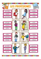 Vista previa - Juegos / Gamificación - Clip Cards Las Profesiones Español / E.L.E - página 1