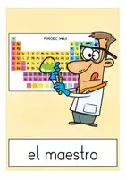 Vista previa - Tarjetas / Manipulativos - ESCUELA flash cards Español / E.L.E. - página 2