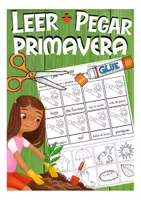Vista previa - Hojas de trabajo - Leer y pegar Primavera Español/ E.L.E - Portada