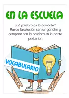 Vista previa - Juegos / Gamificación - Clip Cards Escuela Español / E.L.E - página 1