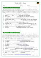 Vorschau - Arbeitsblätter - Simple Past Grammatiktest - Words and Grammar - 7. Klasse - Seite 3