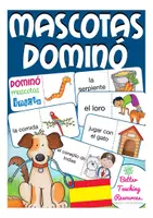 Vista previa - Juegos / Gamificación - MASCOTAS domino Español / E.L.E. - Portada