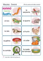 Vista previa - Juegos / Gamificación - MASCOTAS domino Español / E.L.E. - página 1