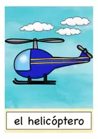 Vista previa - Tarjetas / Manipulativos - Medios de transporte flash cards Español / E.L.E. - página 1