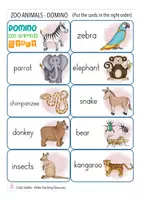 Vista previa - Juegos / Gamificación - ZOO ANIMALS domino English / Inglés - página 1