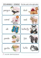 Vista previa - Juegos / Gamificación - ZOO ANIMALS domino English / Inglés - página 3