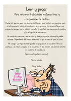 Vista previa - Hojas de trabajo - PROFESIONES leer y pegar Español E.L.E - página 1