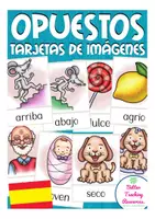 Vista previa - Tarjetas / Manipulativos - OPUESTOS Español primaria flash cards - Portada
